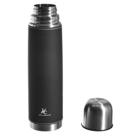 Termo de acero inoxidable forrado en simil cuero 1LT Termo de acero inoxidable forrado en simil cuero 1LT