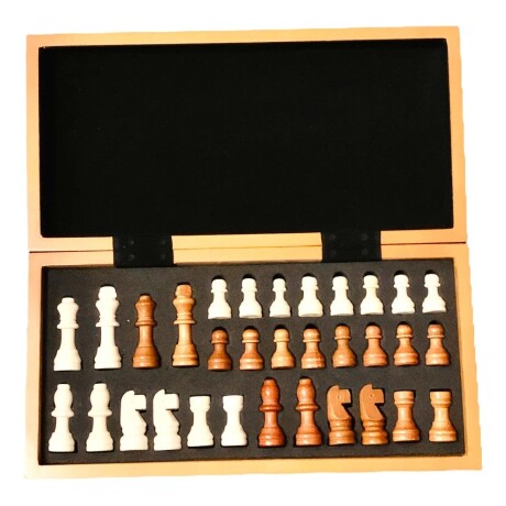 Juego de Mesa Valija de Ajedrez Madera Royal 001