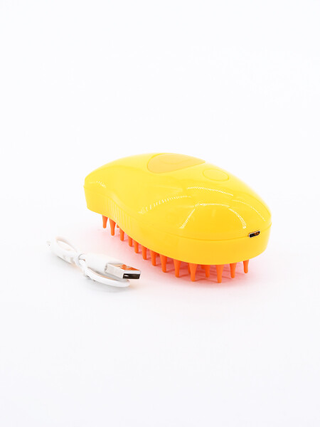 CEPILLO CON USB NARANJA