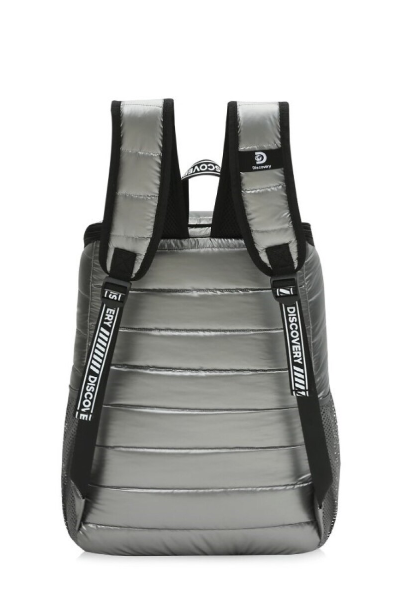 Mochila lonchera térmica puffer Gris