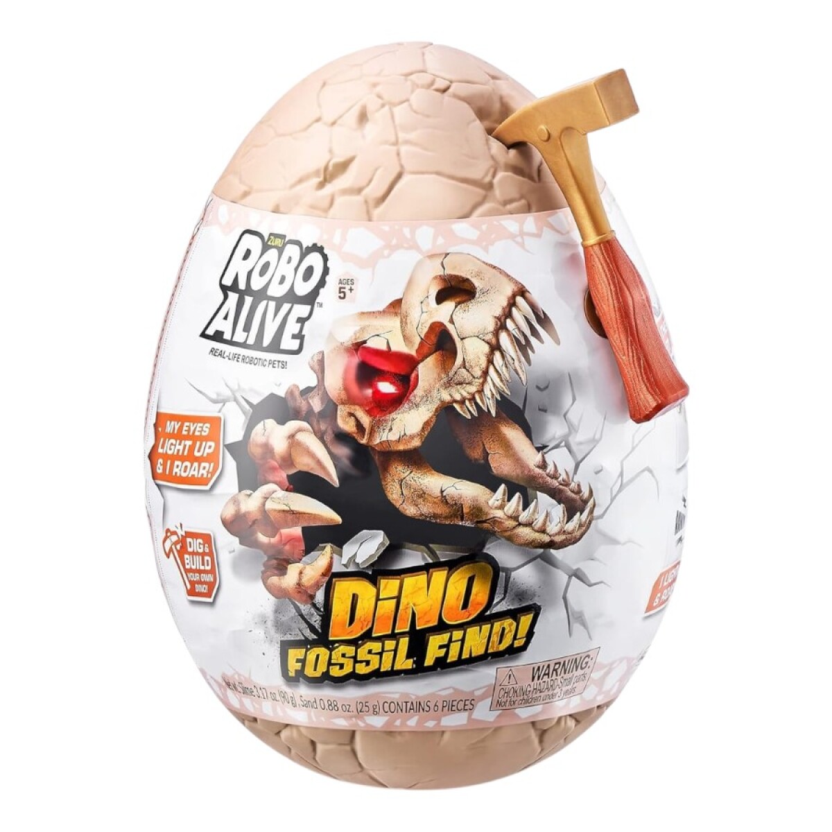 Huevo Robo Alive Dino Fossil Find 