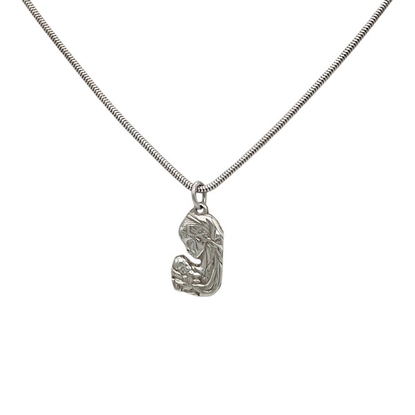 Dije Mamá con Bebé-Plata 925-Sin Piedra-CP3004 Sinpiedra