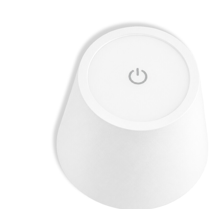 Lámpara de mesa led táctil BLANCO