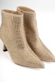 Botin con strass Dorado
