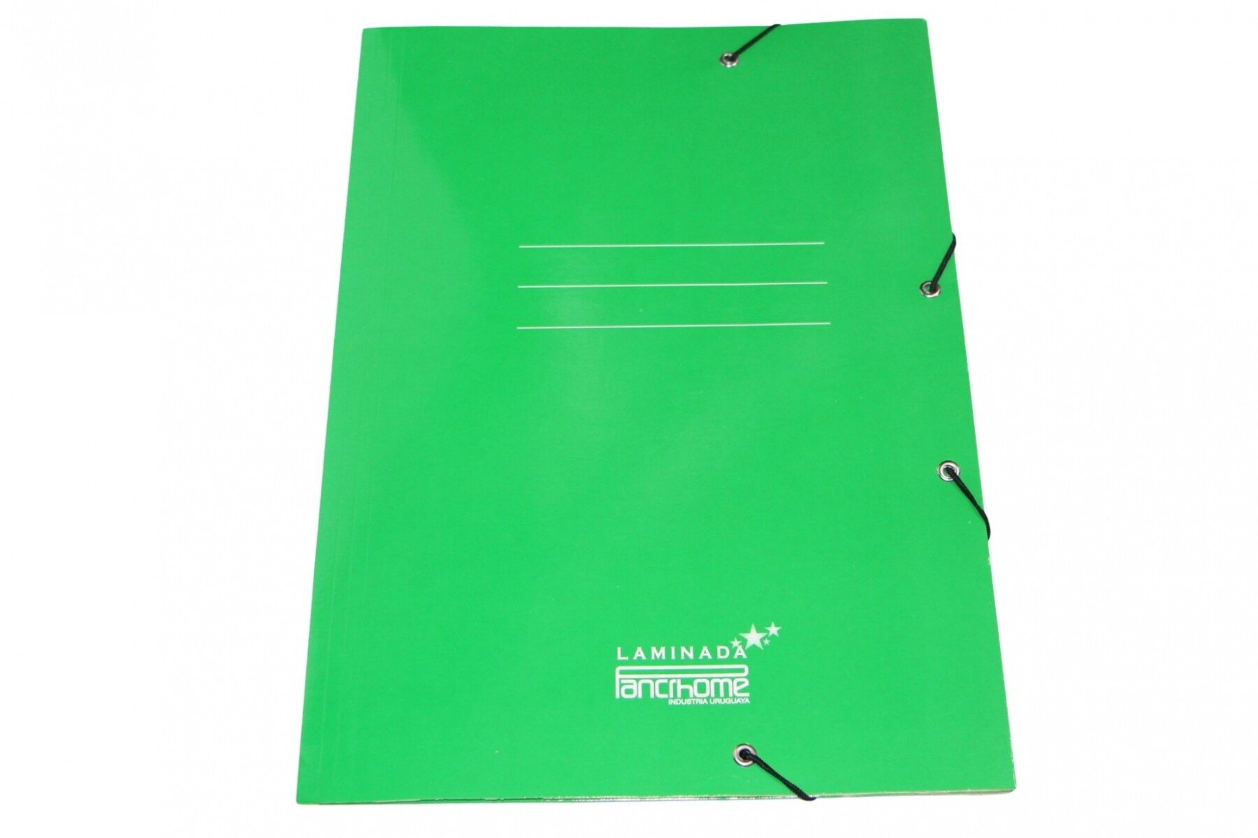 CARPETA PANCHROME CON ELASTICO 320 COLOR VERDE 