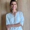 Remera Dalia combinado crudo beige