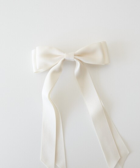 BROCHE SILKY BOW BEIGE