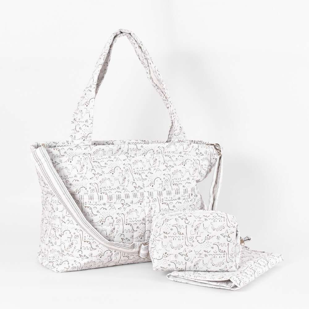 Bolso Bebe Kai II Dinos Beige