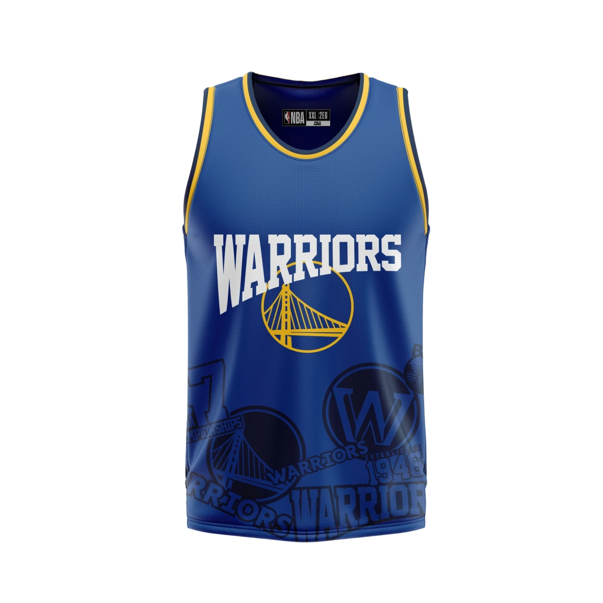 Musculosa Nba Hombre Tank M Warrioirs NBATT523207-BL1 - S/C 