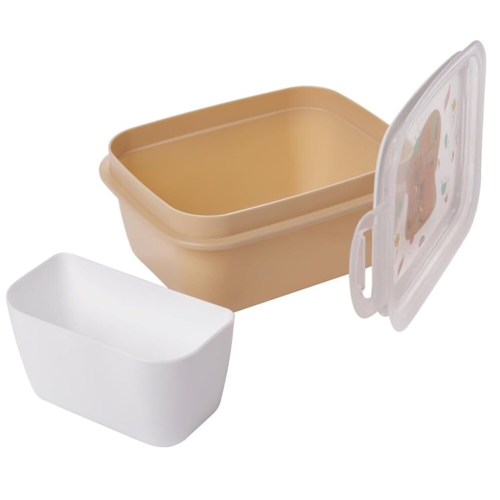 Tupper Plástico Carpincho 630 ml con Traba y Divisiones BAZAR PLASTICO POTE TRAB DIV 630ML CARPINCHO 17850 -