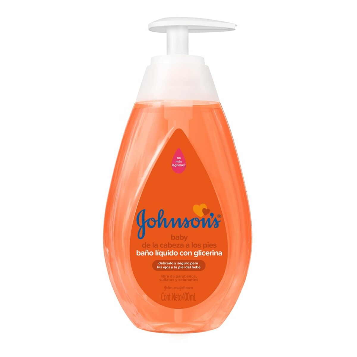 Baño Líquido J&J Pies a Cabeza 200 ml 