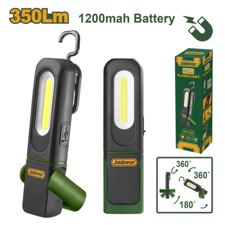 Linterna de colgar 350lm 1200mah jadever JDFL7508 Linterna de colgar 350lm 1200mah jadever JDFL7508
