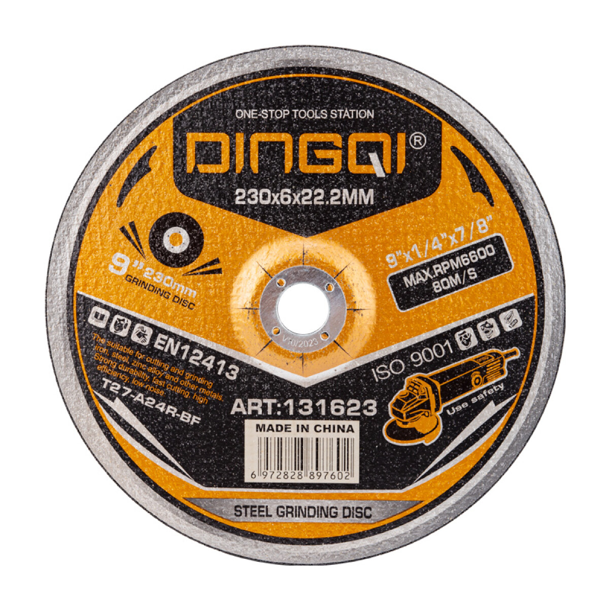 DINGQI DISCO DESBASTE METAL 180 MMx6.0x22.2 