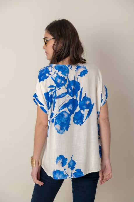 BLUSA NEREIDA Azul royal
