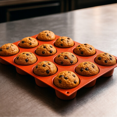 Molde de Silicona Mini Muffins 11 Cavidades Molde de Silicona Mini Muffins 11 Cavidades