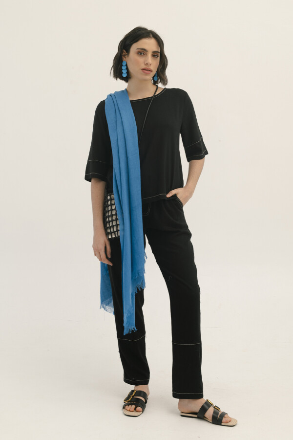 BLUSA LINO EVA NEGRO