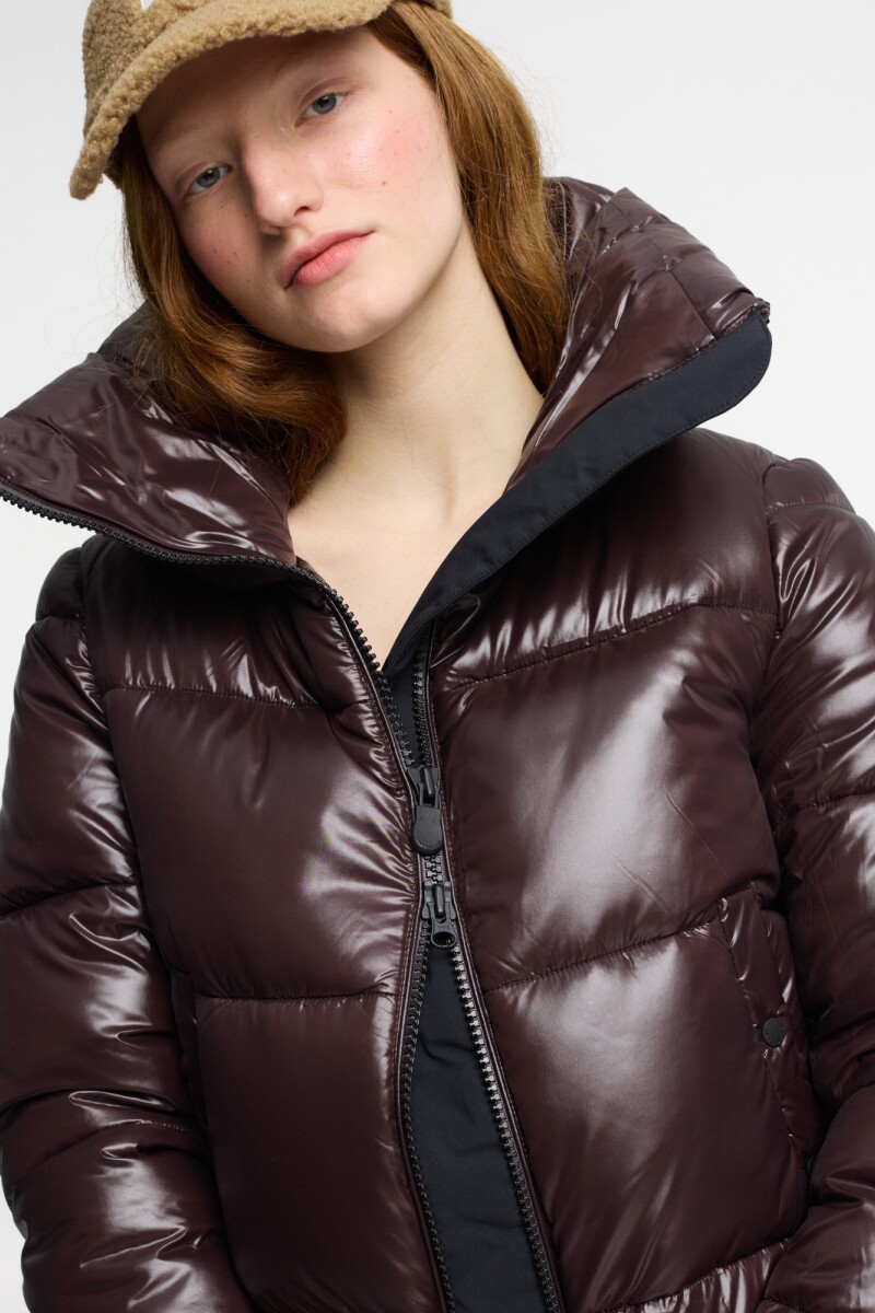 JACKET ISLA Marron