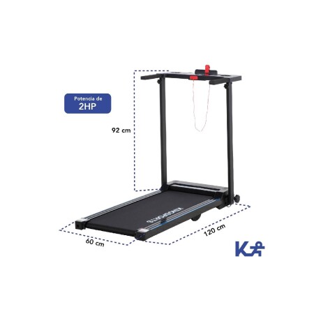 Caminador eléctrico 2 HP 10 Km Plegable Caminador eléctrico 2 HP 10 Km Plegable