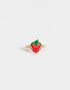 Anillos Chicos Frutas Anillo Metal Frutas - Dorado