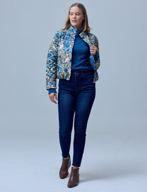 Chaqueta Capitoneada MULTI/VERDE