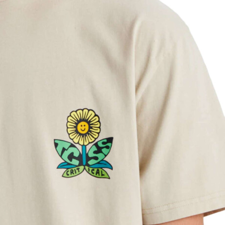 Remera MC Critical Slide Sunshine Tee Blanco Beige
