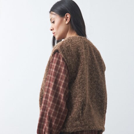 CHALECO MAGLIA Chocolate
