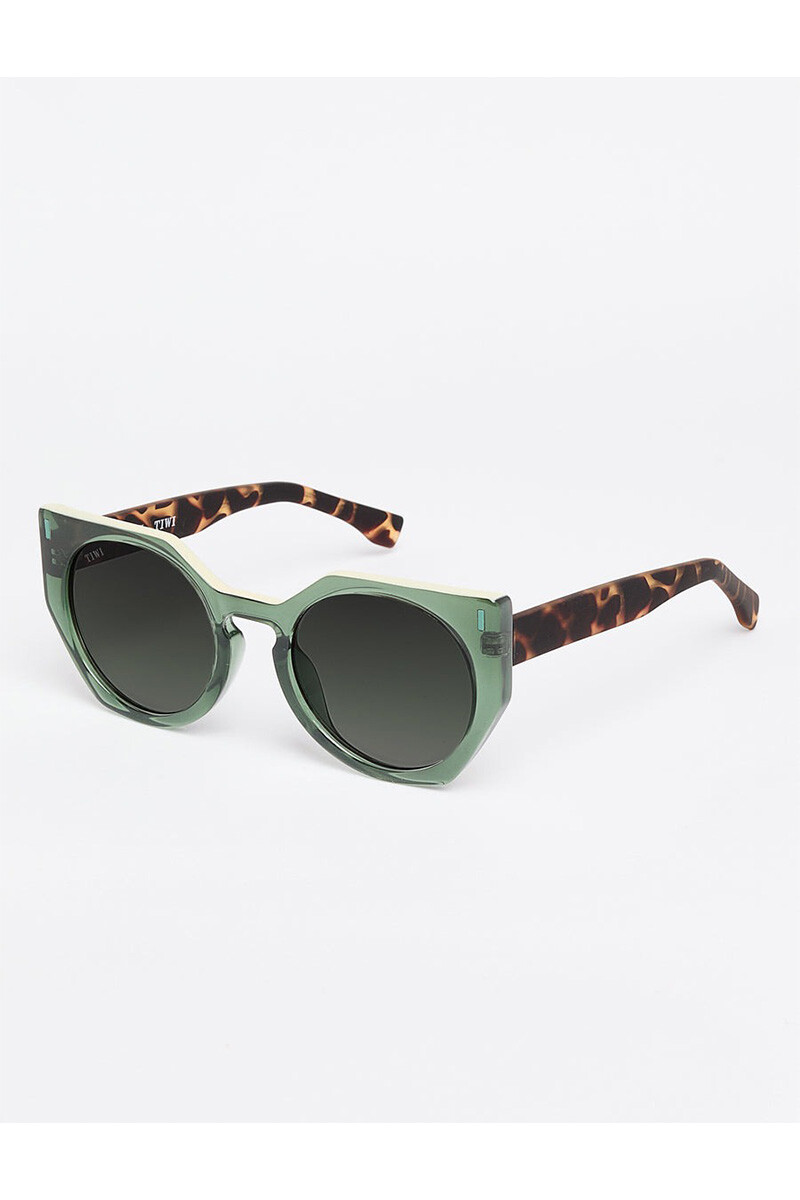 Lentes Tiwi Venus Crystal Green-beige Top Line With Green Grad