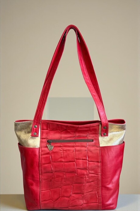 Cartera NIKKI Roja Con Arte Cartera NIKKI Roja Con Arte