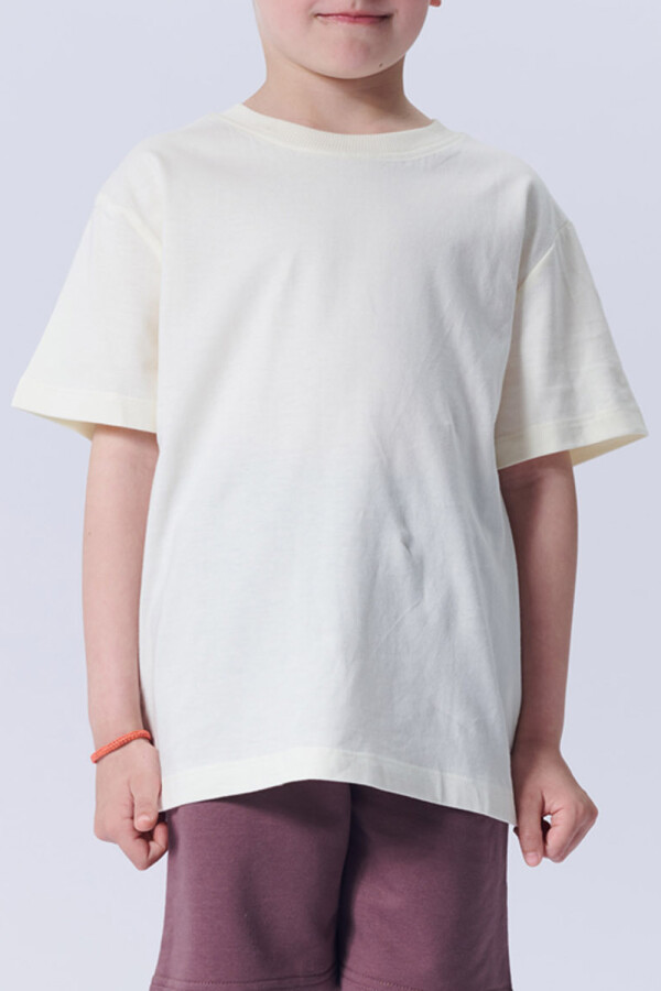 Remera algodón flame Crudo