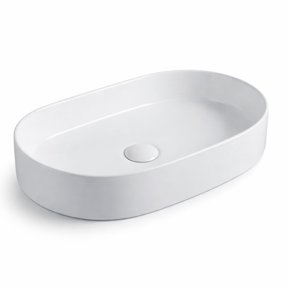 Bacha de apoyo Ovalada 50x37 cm Blanca Dmc Bacha De Apoyo Ovalada 50x37 Cm Blanca Dmc