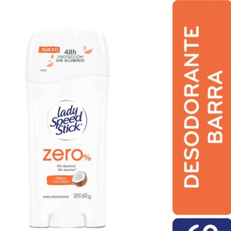 LADY SPEED STICK DESODORANTE WOMEN BARRA FRESH COCONUT ZERO 60gr LADY SPEED STICK DESODORANTE WOMEN BARRA FRESH COCONUT ZERO 60gr