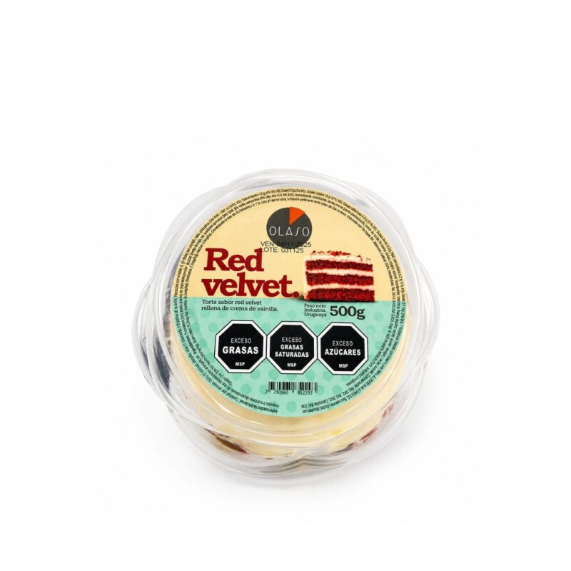 TORTA RED VELVET 500G TORTA RED VELVET 500G