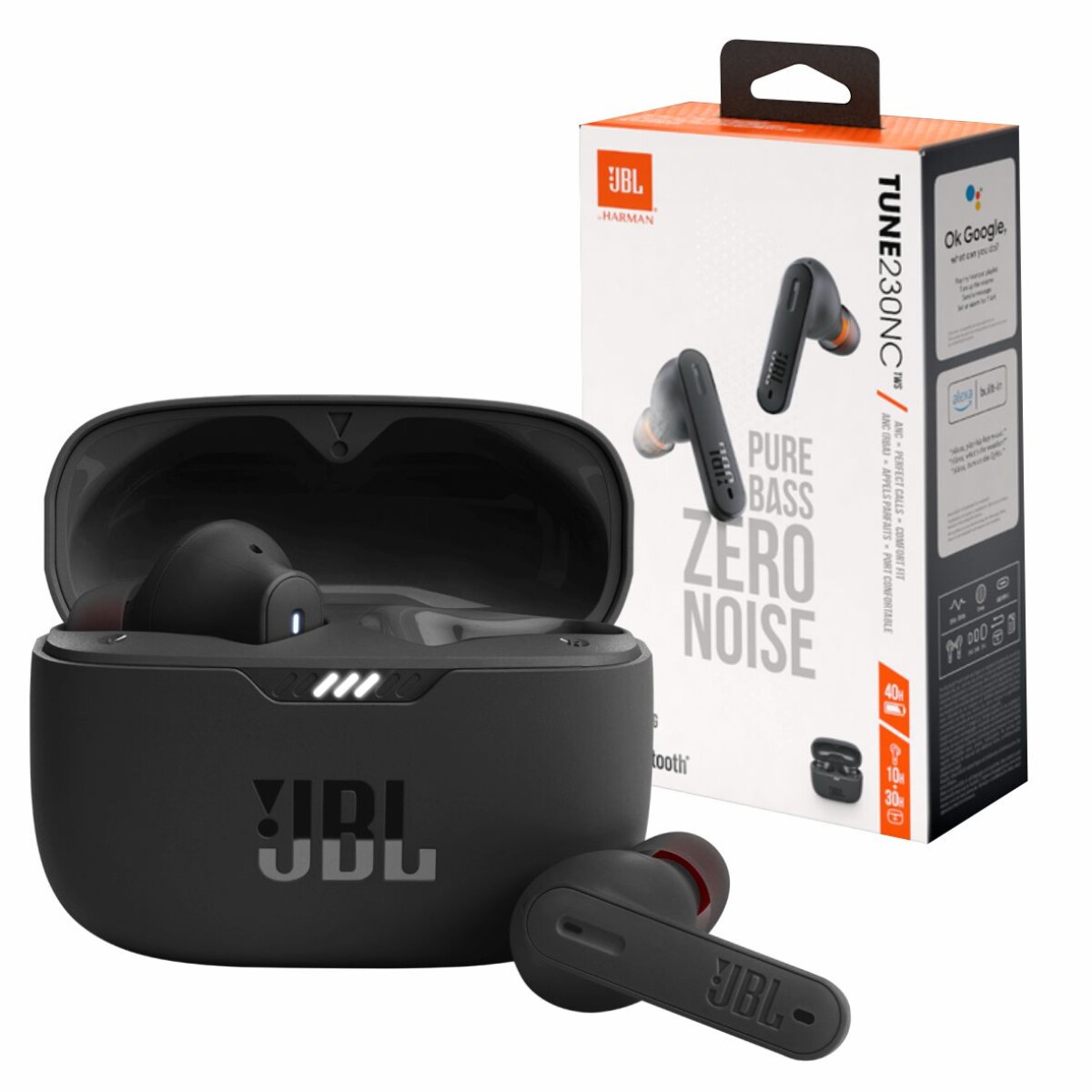 Auricular Jbl Tune 230NC Tws Truly Bluetooth Negro 