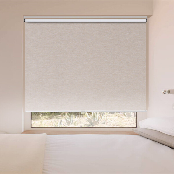 Cortina Blackout Texturada 100% opaca roller 1.20x2.00m Beige