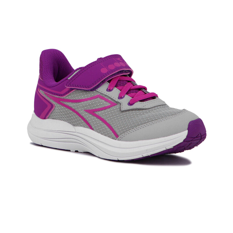 Diadora Champion Running Snipe 3 Jr Plata-violeta