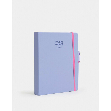 Set De Cuaderno Y Lapicera Borrable Violeta Lila