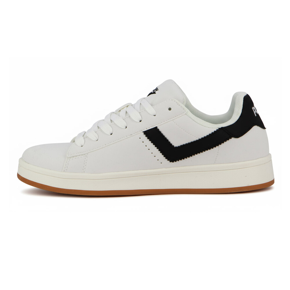 Pony Calzado Lifestyle Square Gamuza Hombre - Blanco/Negro Blanco-Negro