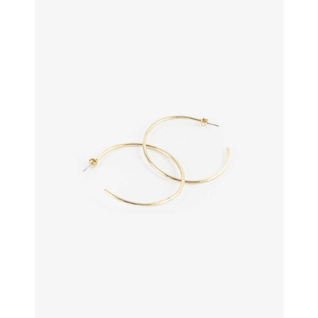 Argollas De Metal Dorado