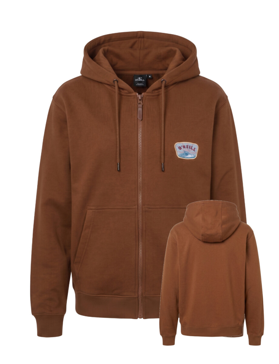 Campera O'Neill Woman Retro Patch - Marron 
