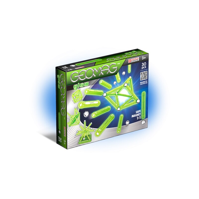 Juego didáctico magnético Geomag Classic Glow 30 piezas Juego didáctico magnético Geomag Classic Glow 30 piezas