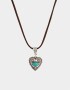 Collares Cortos Piedra Collar Antique Silver - Plateado Antique Silver