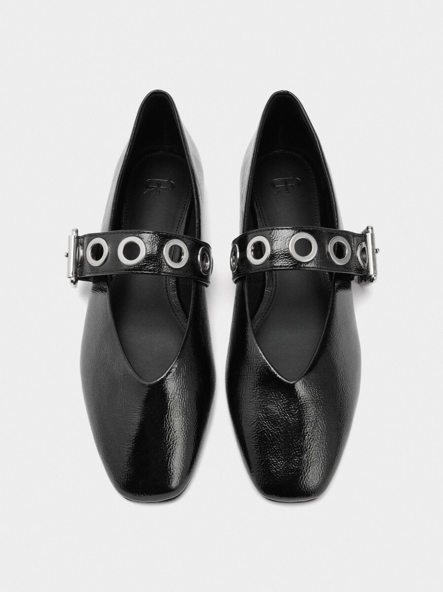 Bailarinas Con Tachuelas - negro 