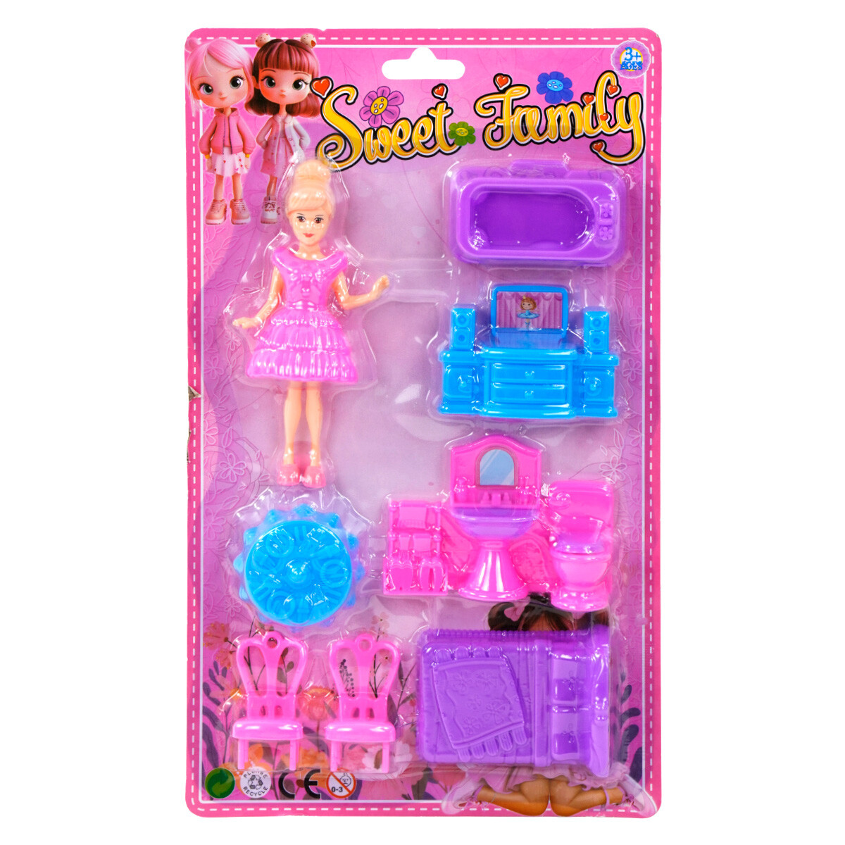 Muñeca con accesorios 