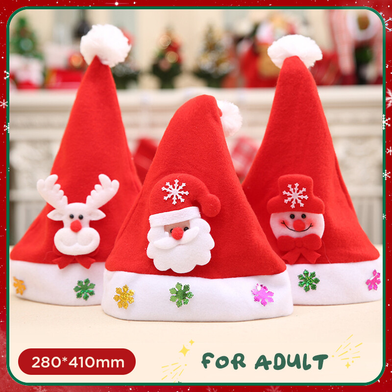 Gorro De Papá Noel Para Adulto Gorro De Papá Noel Para Adulto
