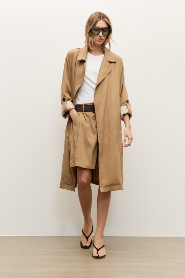 Trench Lyocell beige