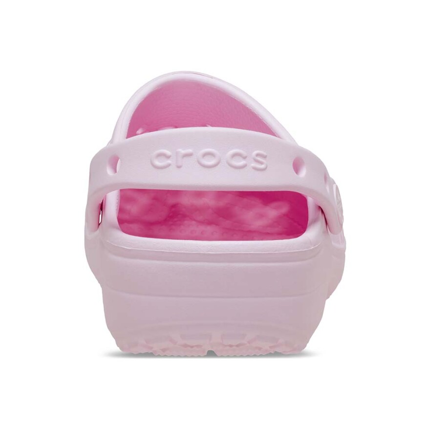 Floral Cut Out Clog - Unisex Pink Milk