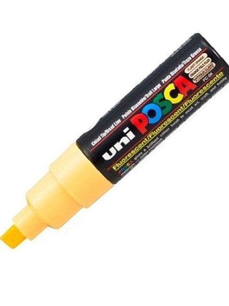 MARCADOR UNI POSCA 8 MM AMARILLO FLUO N/A