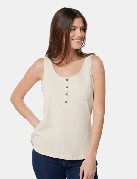 MUSCULOSA LISA Beige