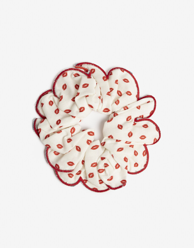 Skunzies Estampados Maxi Scrunchie Estampada - Combinacion Bicolor