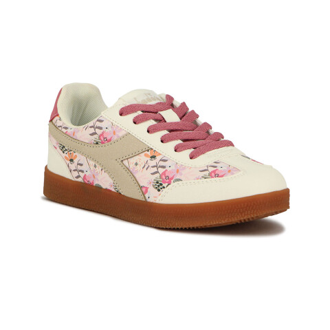 Championes Casuales Mujer Diadora Bamtelo PU Blanco-Floral
